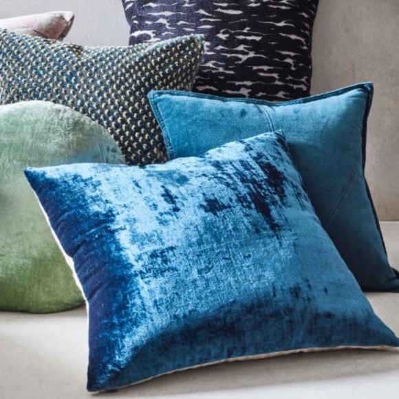 West Elm Lush Velvet Pillow Cover set of